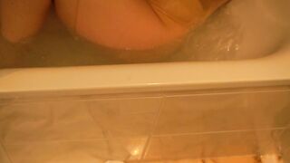 I catch my STEPMOM FINGERING in the tub and I bang her in the BATH