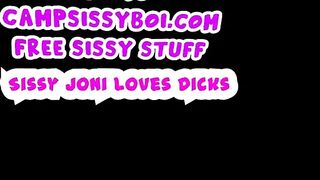 Closed Captioned Sissy Joni Loves Dicks