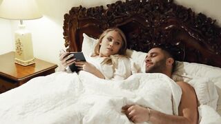 Bellesa - Blonge PAWG AJ Applegate, Orgasms on Damon Dice's Big Dick