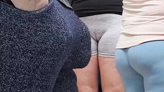 Stranger Stud Ejaculate by Cutie's Hand In a Crowded Bus