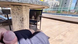 MILF Helps Me Cum at the Pool