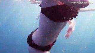 Hotties naked alone in the sea