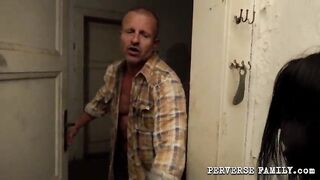 PERVERSE FAMILY - Stepdad is fucking the neighbor's hotty