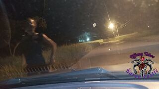 Pregnant nympho Fucks strangers in public