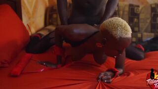 Slim ebony fuck hard and fast creampie and keep fucking