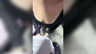 The debt collector came for the payment, and since I'm a doxy, I paid him with a wonderful oral pleasure-job and gave him my butt to bang.