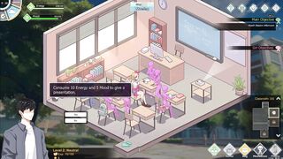 Pleased student! New game. A hawt blong freshmen gal comes to my room at night and starts sucking my dong