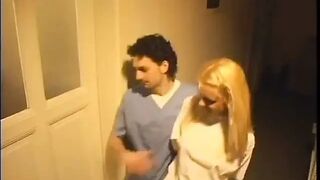 Doctor Prescribes His Patient Fine-looking Golden-haired Chick Gina Pearl Special Treatment Which Could Improve Her Endorphines Level