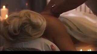 Hot Sophie awards her hubby a steamy oral sex and receives a rough doggy style fucking in return