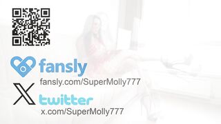 Anal with big dick in white stockings and a red summer dress with high heels
