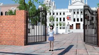 Anime Sex College Video 8 - Big Titty Bffs Practice Scissoring Together at Comics Sex University