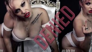 Disgusting dumb loser teased and denied!!!