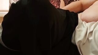 Stepmom Loves Sucking Penis for a Long Time and Swallowing a Lot of Cum