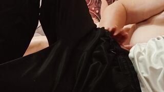 Stepmom Loves Sucking Penis for a Long Time and Swallowing a Lot of Cum