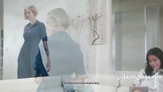 Stepmom Free uses Stepdaughter To Imrpove Her Attention To Homework