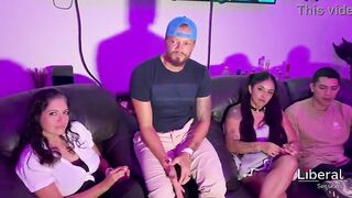 two swinger couples have a partner swap; they can't live without trying some other woman.