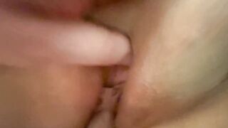 This playgirl Always Cums and Moans as Soon as She Feels My Hit CUM
