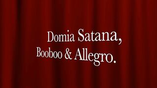 Female-dominator Has Allegro and Booboo to Do Some Foot Worship.