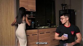 Fucking my sexy brunette stepsister is the almost all precious part of living together—especially when no one else is home! - What a great fuck