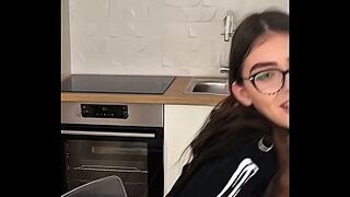 JUICY, JUICY AND HOT - Sexy 18yo Sucks Big Rod in Extraordinary Sloppy Oral-job-sex in POV