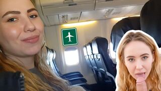 Airplane! Sucking Penis and Masturbating