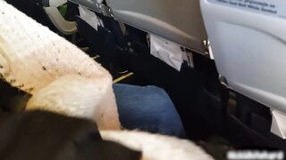 Airplane! Sucking Penis and Masturbating