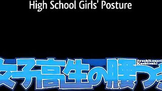Hentai teacher bangs two students
