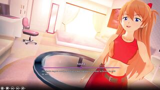 My Comics Fantasy - Banging Asuka from Evangelion's Pink Pussy Stepsister in Her Room