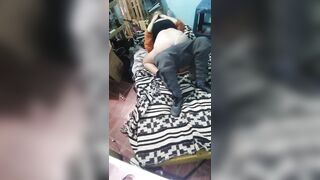 Cutie with Montano Costume with the Mattress on the Floor