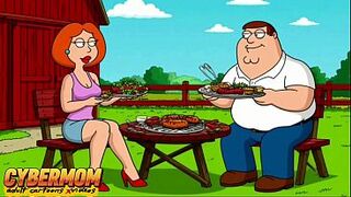 Married wench secretly cheats on her husband with a gardener. cartoon parody