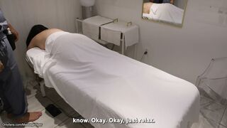 Legit massage client gets a pleased ending