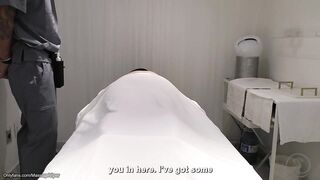 Legit massage client gets a pleased ending