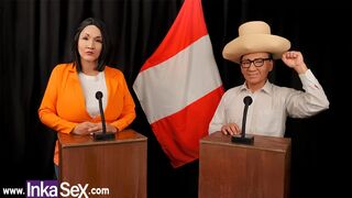 PARODY SEXUAL DEBATE - Kuleiko vs Weberto Sanchez ends up in anal fuck (GUESS WHO WON)