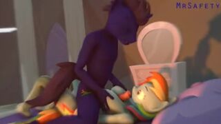 Archived - MLP Futanari RainbowDash Impregnted by Male OC