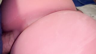 Love Doll Powdering ends in Doggy Pounding Edging and spunk