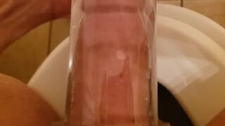 Edging with New Cock Pump with Masturbation Sleeve Toy, Outstanding Sucking!