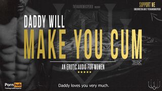 Daddy Makes you Cum - Sexy Deep Male Voice, Audio Merely, Moaning, Instruction, ASMR
