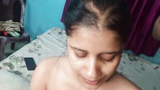 The girl started sucking her brother-in-law's thick shlong and inserted it into her twat and had sex.