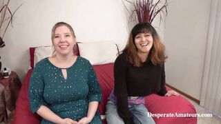 Desperate Angels fucking for money sucking ramrod tit play casting bitches