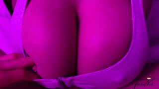 The Best M Cup Boobs Smother His Cock! POV with Ejaculation