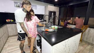 Hottest Moment: Mi Almost any precious Friend Banging Mi Majority wonderful Friend in the Kitchen During the time that I Talked Without Saber Anything