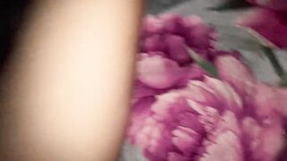 Russian Schoolgirl Lena swears and screams from orgasm - homemade porn