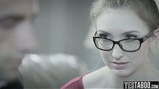 Petite kinky teen sweetheart meets a stranger and lets him cock her down