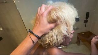 Shower Action: Ebony Loves Fuck