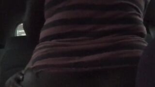Backseat action almost caught by neighbors