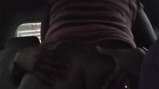 Backseat action almost caught by neighbors