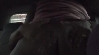 Backseat action almost caught by neighbors
