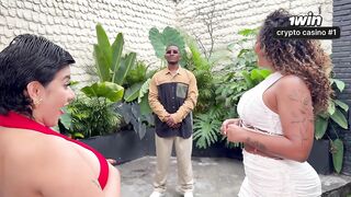I screw my majority admirable friend's bodyguard's big black cock and swallow all his load! Carla Morelli & Rioc69