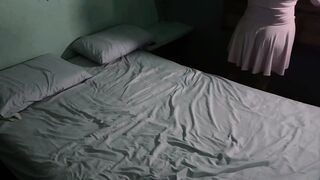 Sex with my mother-in-law in pink dress