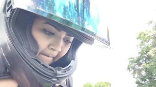 Stepsister made her want to suck schlong on a public road whilst we were going on a journey